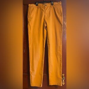 Banana Republic Skinny Fit Chino Pants in Pumpkin